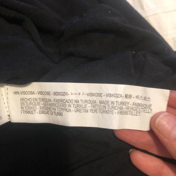 Zara Lightweight Black Sleeveless layered Maxi Dress size Large - Picture 9 of 10